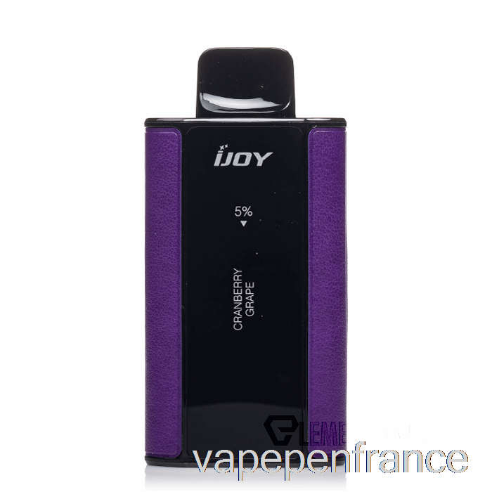 Stylo Vape Jetable Ijoy Captain 10000 Aux Canneberges Et Aux Raisins